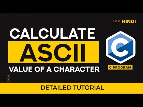 C Program to Find ASCII Value of a Character