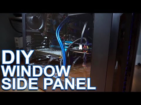 DIY Computer Side Window