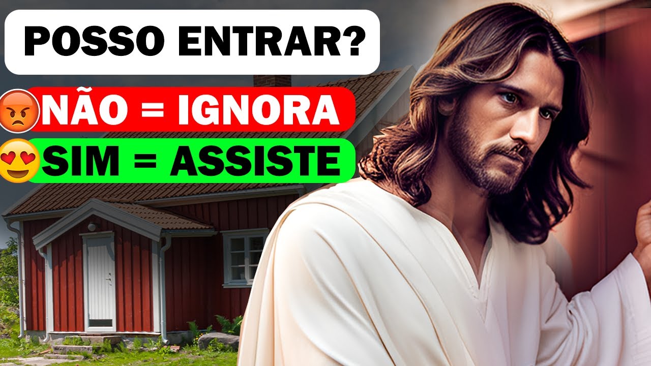 🏠 Jesus está na porta de sua casa... Você irá deixar Ele entrar? | Mensagem de Deus🙏