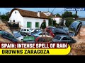 Spain Flash Floods: Heavy downpour in Zaragoza leads to flash floods | Oneindia News