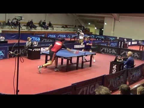 Men's singles final: OLAH Benedek - O'CONNOR Miikka (Finnish championships 29.2.-1.3.2020)
