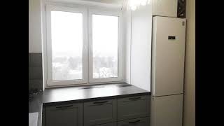 Неоклассическая угловая серая кухня Проект 96 фото 9