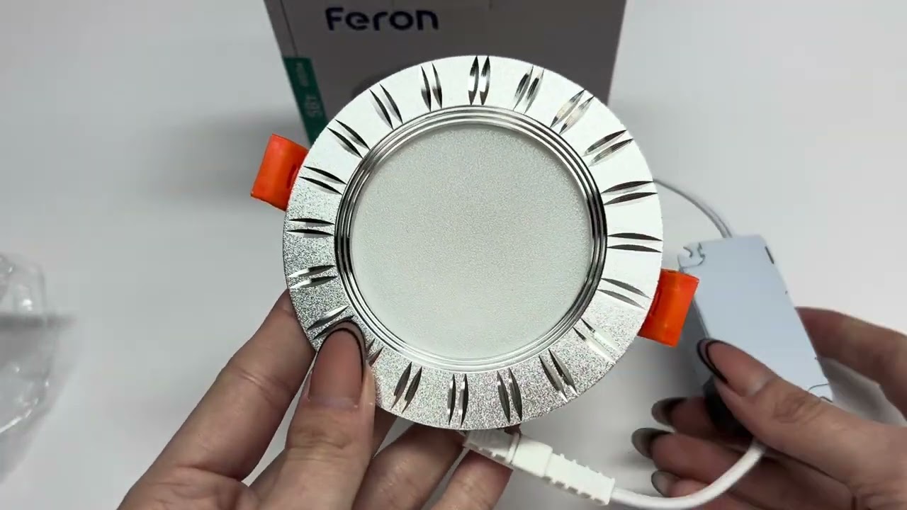 Точковий LED світильник FERON AL779 5W 400Lm 4000K срібло 28733