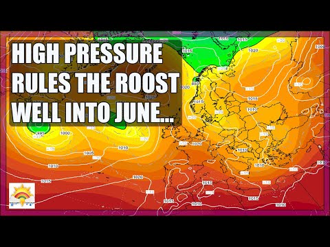 Ten Day Forecast: High Pressure Rules The Roost Well Into June...