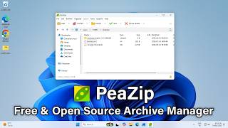 PeaZip : Free & Open Source Archive Manager