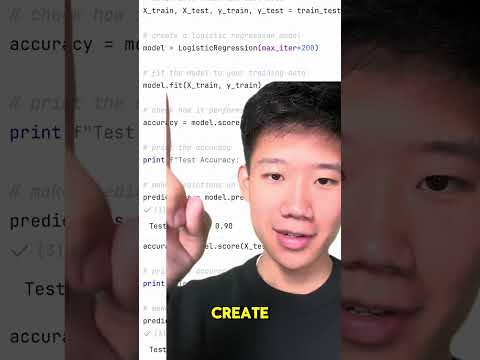 Sklearn: Build Your First ML Model #Python #MachineLearning #scikitlearn
