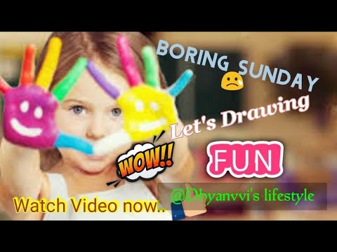 VLOG- Boring Sunday 😭#sundaytime #drawing  #lifestyle #like  #share#dhyanvi #dhyanvipanchal