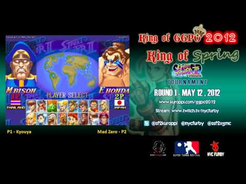 KING OF GGPO - KING OF SPRING Round 1 - Kyouya (Dictator) vs Mad_Zero (E. Honda)