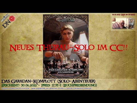 Das Garadan-Komplott (neues Thurau-Solo) & AVENTURIA-Auslieferung (DSA-Nachrichten KW08-09/22) #027