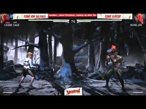 WB Round 3: YOMI RM SaltFace (Cassie Cage) vs. YOMI SLAYER (Kung Jin) - MKX; AKA Week 3