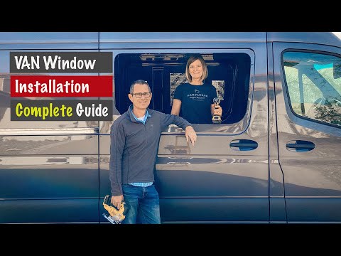 How to Install a Van Window | CR LAURENCE | Step-by-Step | Van Build Series
