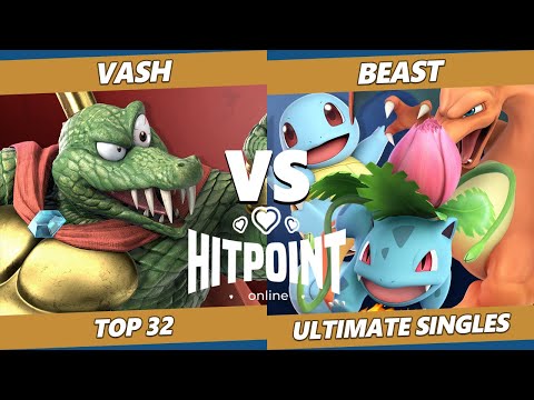Hitpoint Online Top 32 - vash (K Rool) Vs. NPT | BBM | Beast (Pokemon Trainer) Smash Ultimate SSBU