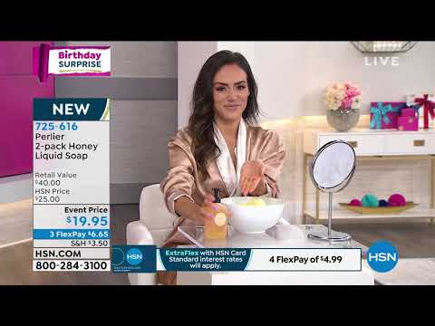 Perlier 2er-Pack Honig-Flüssigseife