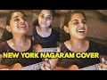 Nivetha Thomas Beautiful Singing While Playing Guitar New York Nagaram Cover TFPC