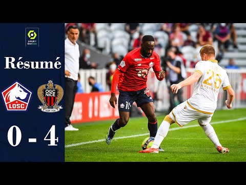 LOSC Lille - OGC Nice 0-4 | Résumé - Ligue 1 Uber Eats 2021-22