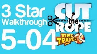 preview picture of video 'Cut the Rope Time Travel 5-04 - 3 Star Walkthrough Ancient Greece Level 5-04 | WikiGameGuides'