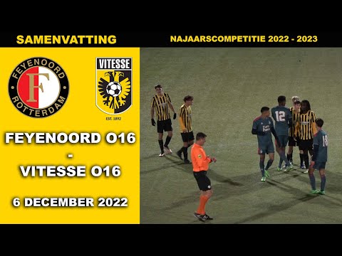 👊12e zege op rij een feit👊  | Samenvatting Feyenoord O16 - Vitesse O16 dinsdag 6 december 2022