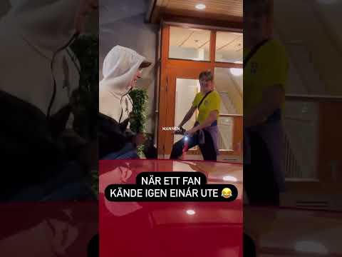 Ett Fan Träffade Einar På Gatan!!