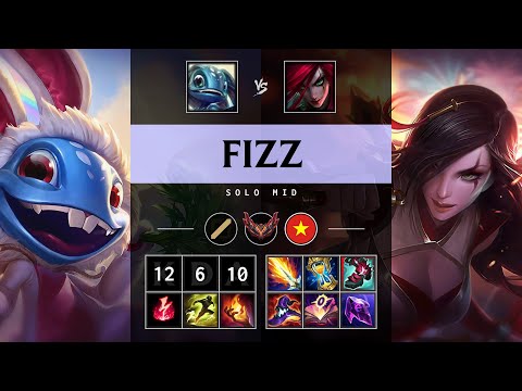 Fizz Mid vs Katarina - VN Grandmaster Patch 25.17