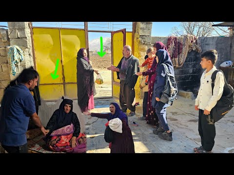 Faraj and Maryam return home from their grandmother's house...