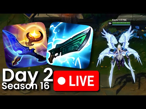 GUNBLADE KAYLE FREE ELO - DAY 2 SEASON 16 !build