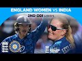 Ecclestone Jones Star Highlights England V India 2nd Women S Metro Bank ODI 2025