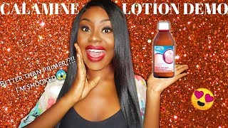 CALAMINE LOTION BETTER THAN PRIMER!!?😱|DEMO/GRWM|BEST FACE PRIMER FOR OILY SKIN😍
