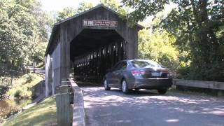 preview picture of video 'Fallasburg Covered Bridge - 5 miles north of Lowell, Michigan'