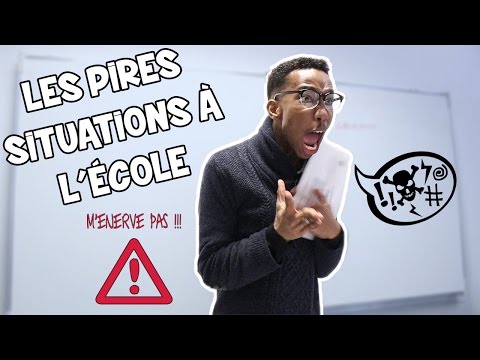 LES PIRES SITUATIONS À L'ÉCOLE - LES PARODIE BROS