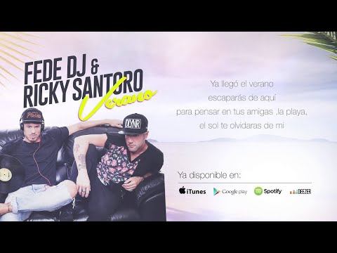 Fede Dj & Ricky Santoro - Verano (Lyric Video)