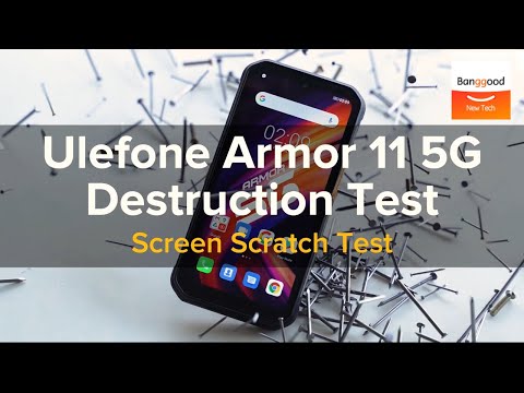 Screen Scratch Test丨Ulefone Armor 11 5G Rugged Smartphone - Banggood New Tech