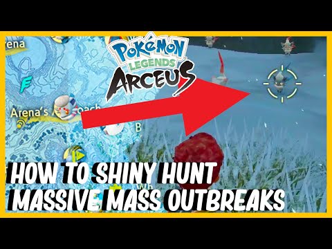 Tips & Tricks To Shiny Hunt Pokemon in MASSIVE Mass Outbreaks in Pokemon Legends Arceus V1.1