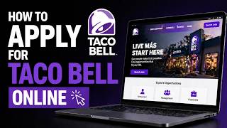 How to Apply for TACO BELL ONLINE | How to Use Taco Bell Online Application Portal | Taco Bell Job