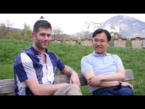 Thomas Bonte (MuseScore) and Edward Guo (IMSLP) on OpenScore in Salzburg