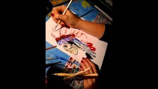 Julia malt :) - Indianer