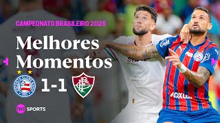 GOLAÇO DE JOHN KENNEDY E FALHA DA DEFESA! BAHIA 1X1 FLUMINENSE - MELHORES MOMENTOS - BRASILEIRÃO
