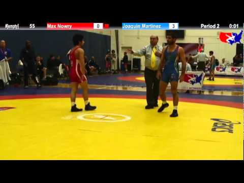 2012 Kiki Cup 55: Max Nowry (USA #4) vs. Joaquin Martinez (Spain)