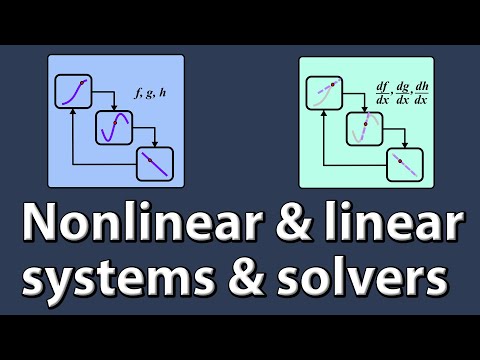 Nonlinear and linear systems and solvers