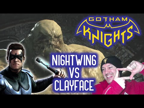 Gotham Knights - NIGHTWING VS CLAYFACE - PS5 4K