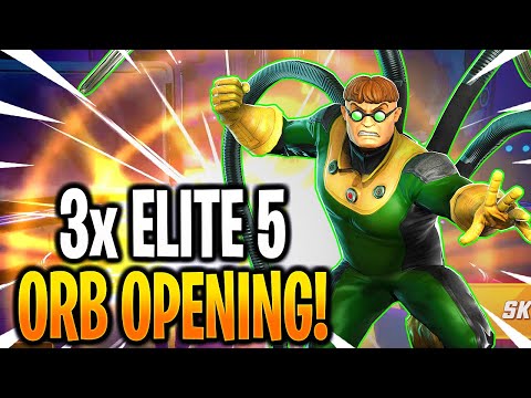 EPIC *NEW* 2x 7 RED STAR PULLS! - 3x ELITE 5 RED STAR ORB OPENING! - MARVEL Strike Force - MSF