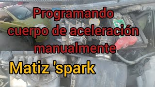 programando cuerpo de aceleración manualmente de matiz