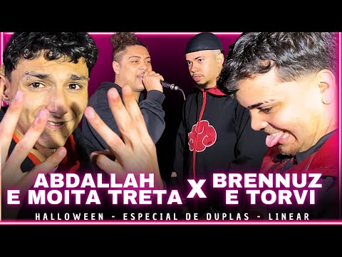 (BAIXARIA TOTAL 😂🔥) ABDALLAH E MOITA TRETA X BRENNUZ E TORVI (RJ) | 1° FASE | HALLOWEEN | 110ª | BDL