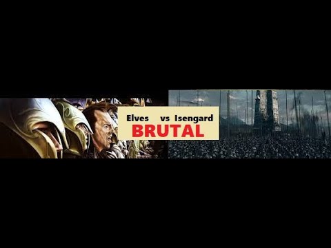 BFME 2 - Elves - How to defeat  BRUTAL Isengard
