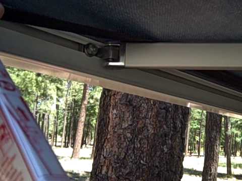 RV awning de-flappers