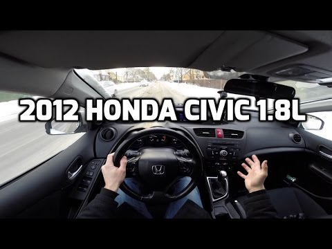 2012 Honda Civic 1.8L POV test drive and review