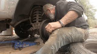 how to replace the wheel bearing hub on a 2003 ram 2500 the easy way