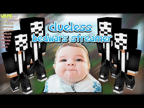Trolling a Bedwars Streamer with BLATANT Cheats 😱🧑🏿&zwj;💻