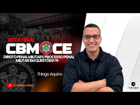 CBMCE: FINAL STRAIGHT – MILITARY CRIMINAL LAW AND MILITARY CRIMINAL PROCEDURE IN QUESTIONS! 🧠🩺🔥