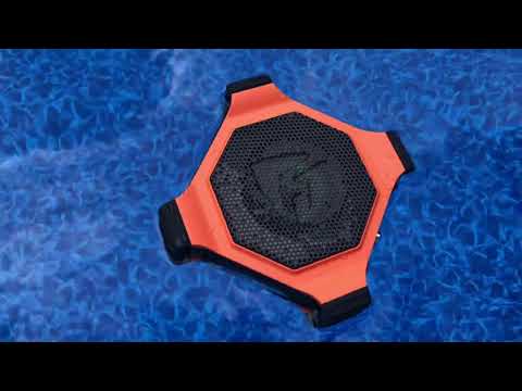 Ecoxgear Ecoedge Plus Waterproof Bluetooth Speaker | LED Party Lights | Portable Wireless Speaker
