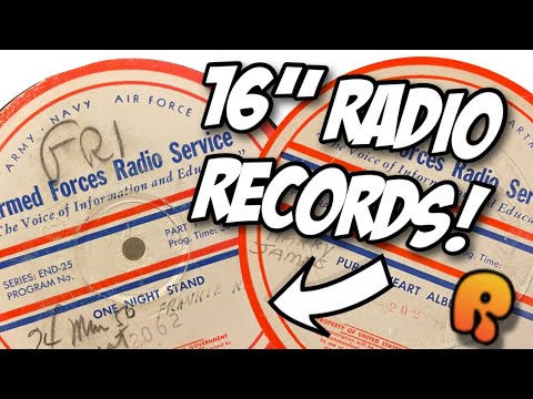 16” AFRS Transcription Discs!